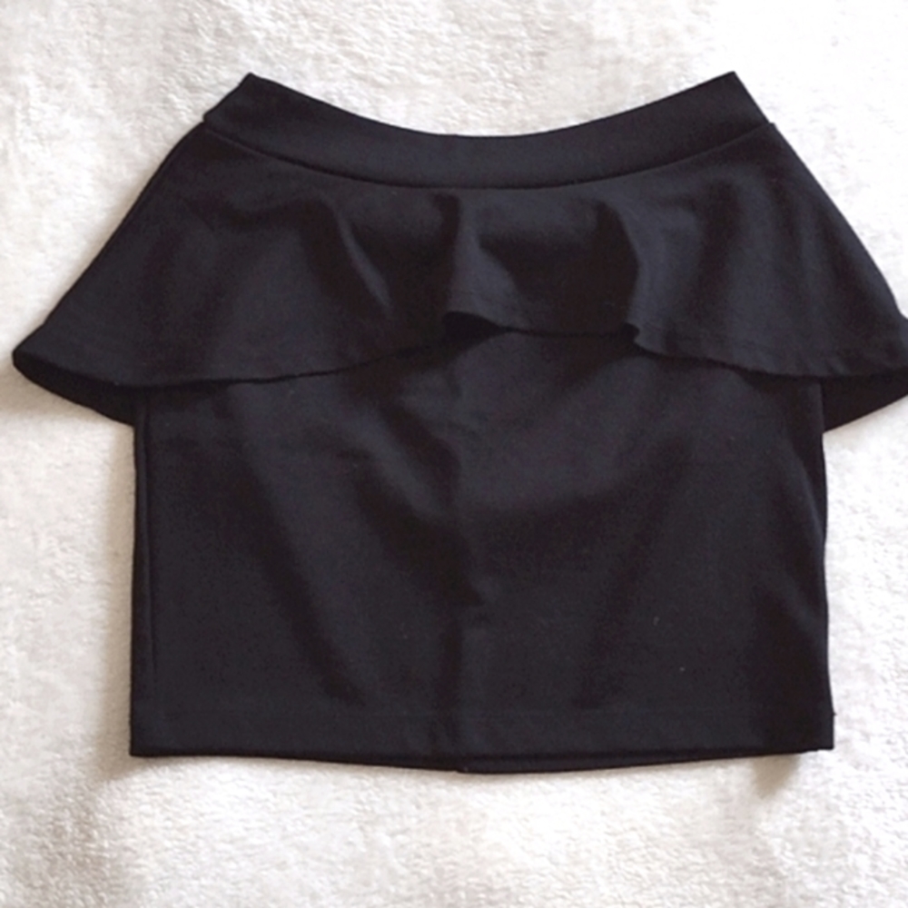 Black Peplum Skirt 🖤